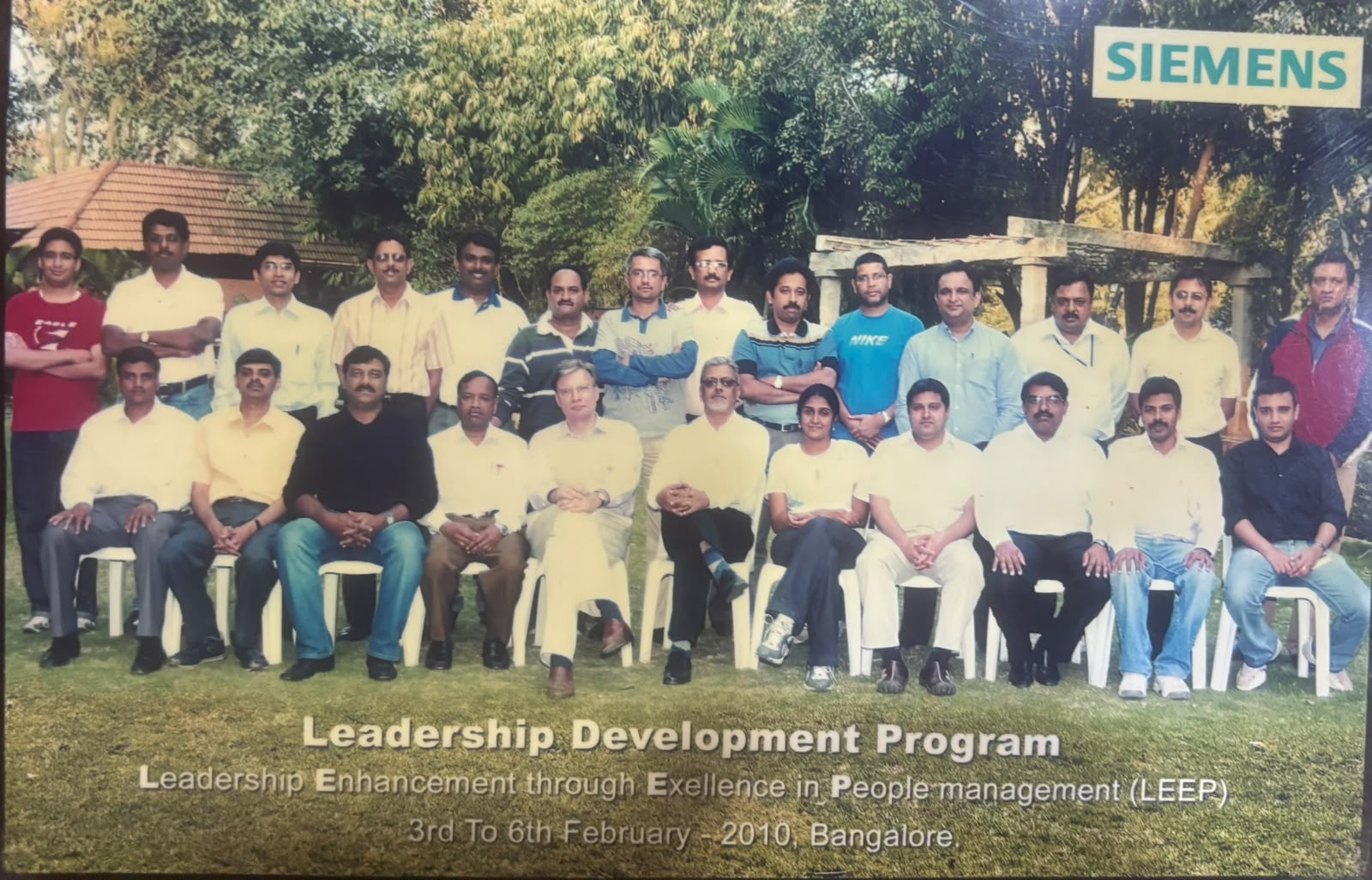 Leadership development programme with the Siemens team in Bangalore